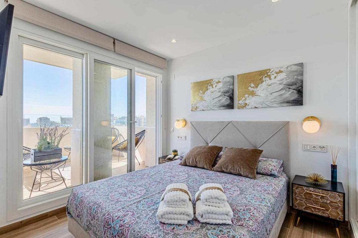 797 Holiday Rentals - Benalbeach- Moderno piso para 5 con vistas al mar Benalmádena Exterior foto